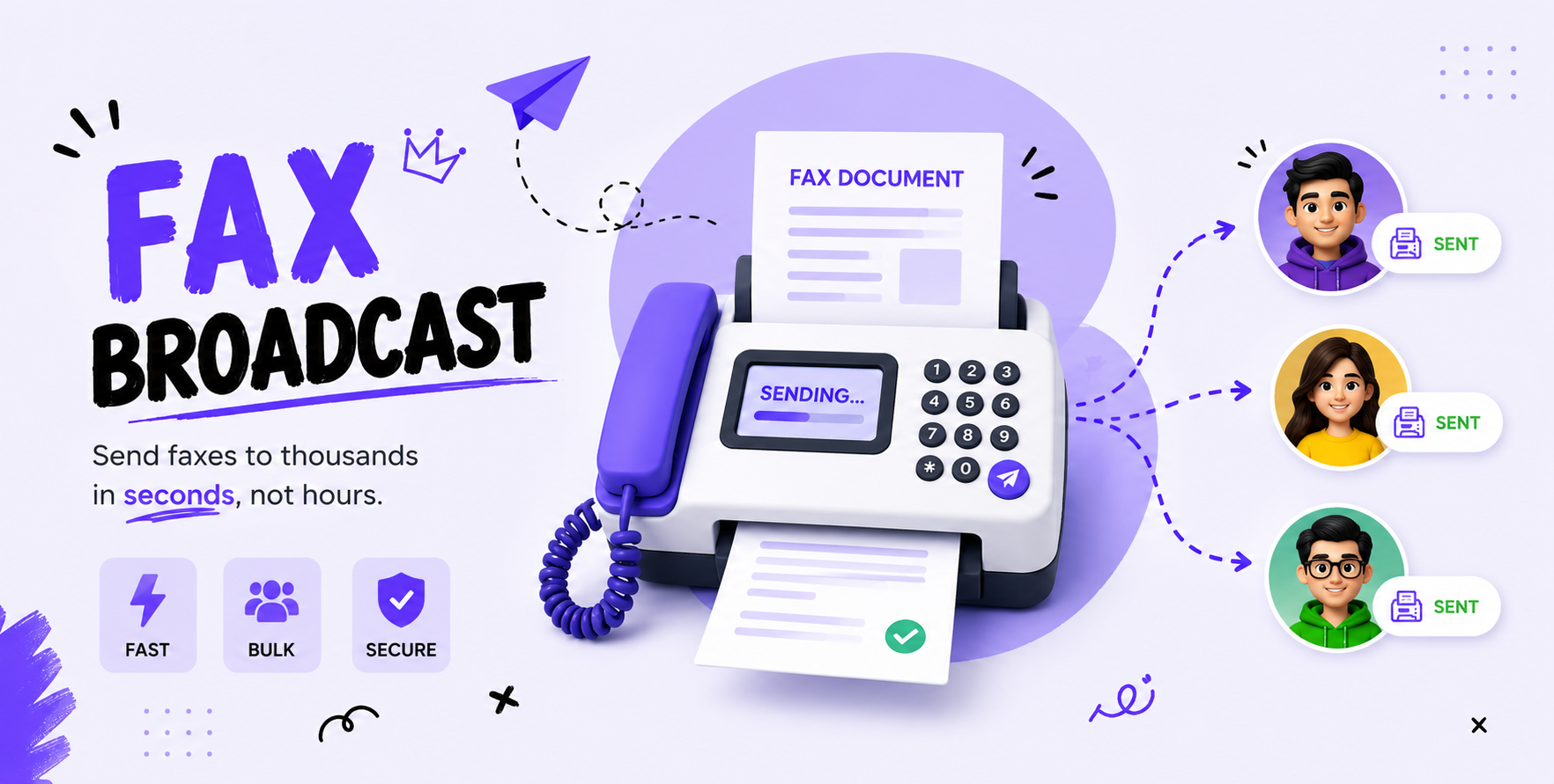  Fax Broadcast Solution | Secure Bulk Fax Services